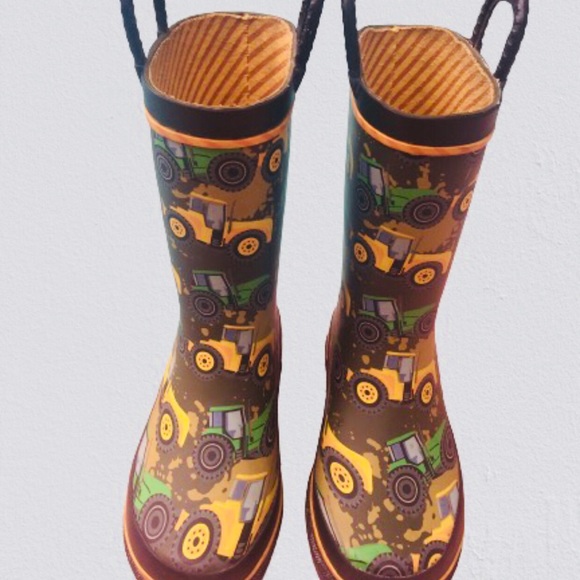 Western Chief Boys Waterproof Printed Rain Boot - Picture 5 of 13